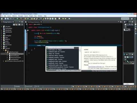 JAVA ECLIPSE  Validating user input - Java Quick thumbnail