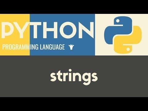 Working With Strings  Python  Tutorial  - Giraffe Academy thumbnail