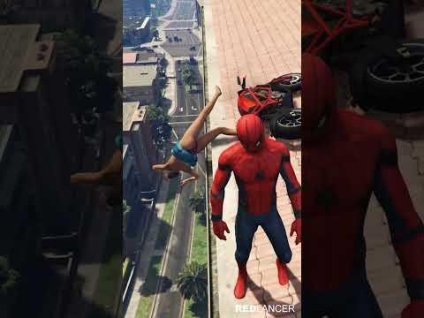 GTA  Epic Ragdolls  SPIDERMAN JumpsFails ep Funny Moments - RedLancer thumbnail