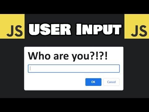 How to accept JavaScript USER INPUT in  minutes  - Bro Code thumbnail