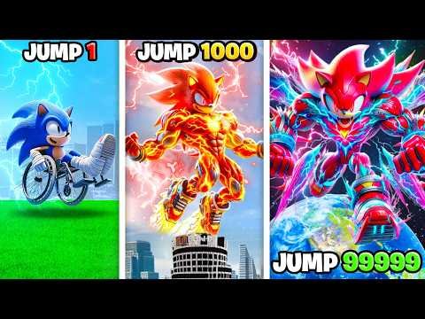 Sonic Upgrades With EVERY JUMP In GTA  - Bloo thumbnail