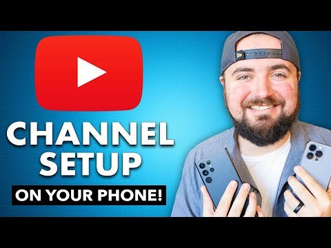 How To Create a YouTube Channel On Your Phone Easy Setup - Collin Michael thumbnail