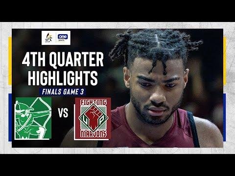 DLSU vs UP  TH QUARTER GAME HIGHLIGHTS  UAAP SEASON  MENS BASKETBALL FINALS  DEC   - One Sports thumbnail