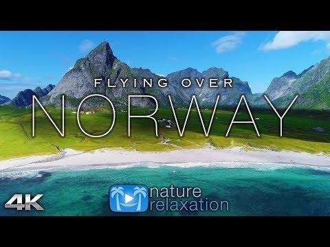 FLYING OVER NORWAY K UHD HR Ambient Drone Film  Music by Nature Relaxation for Stress Relief - Nature Relaxation Films thumbnail