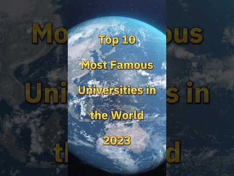 Top  Most Famous Universities in the World  shorts university - EDITING ZONE thumbnail