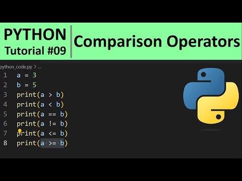 Python Tutorial   Comparison Operators in Python Programming - Programming For Beginners thumbnail