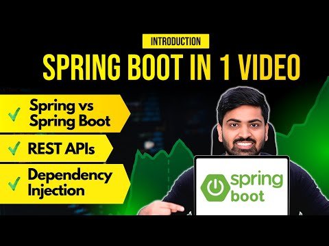 Build REST APIs in Spring Boot as a Complete Beginner   Hrs Crash Course  Bootcamp - Anuj Bhaiya thumbnail