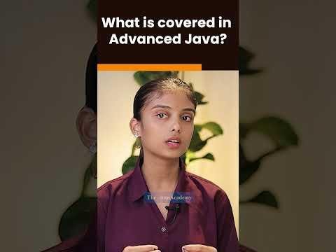 Java Interview Question  What is Covered in Advanced Java  shorts kiransir - The Kiran Academy  Java By Kiran thumbnail