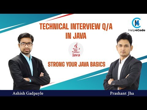  Java interview Questions and Answers by Ashish Gadpayle Sir campusinterview javainterview java - Helpcode eLearning thumbnail