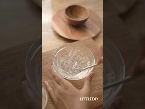 Make clear aloe vera gel at home  full video on channel LITTLEDIY - LITTLE DIY thumbnail