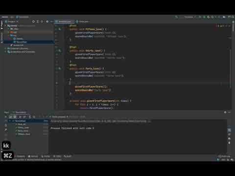 TDD Tennis Kata in Java with IntelliJ IDEA V - Irene Wang thumbnail