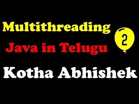 Multithreading in Java part  in Telugu by Kotha Abhishek - Chintu Tutorials thumbnail