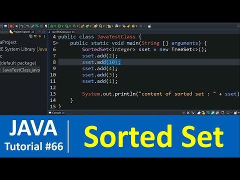 Java Tutorial   Java Sorted Set Interface with Examples - Programming For Beginners thumbnail