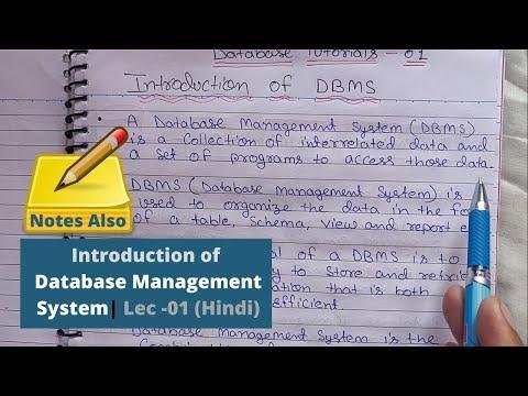 Introduction of DBMS  Database Management System  Lec  Hindi - CS Engineering Gyan thumbnail