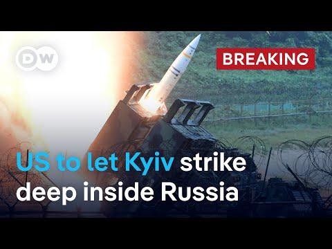 Reports Biden allows Ukraine to use US longrange missiles for strikes inside Russia  DW News - DW News thumbnail