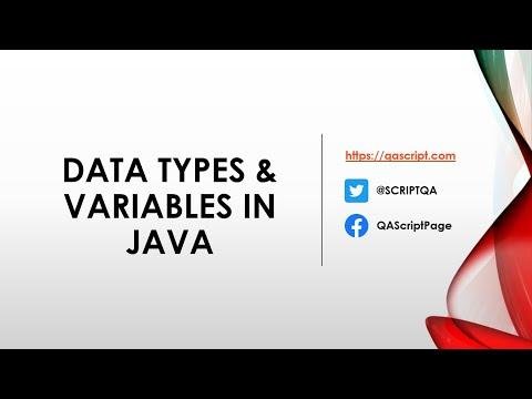 Java Tutorial for Beginners  Data Types And Variables In Java - QASCRIPT thumbnail