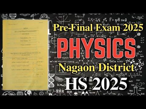 PreFinal Exam   Physics HS   HS nd Year Class XII You can learn - You Can Learn thumbnail