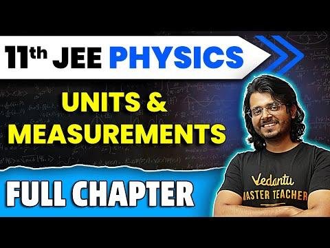 Units amp Measurements Full Chapter  Class  Physics Chapter   JEE  Physics  Gaurav sir - Vedantu JEE Made Ejee thumbnail