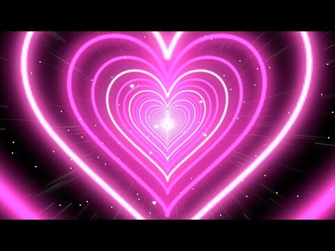 Heart BackgroundPink Tunnel Heart Background Screensaver Video Effects  Heart Lights Background - Background Lights thumbnail