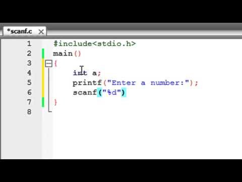 C Programming Tutorial Receive Input from Users Using scanf - The Bad Tutorials thumbnail