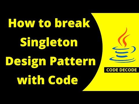 How to Break Singleton Design pattern in Java  Java Interview Questions and Answers  Code Decode - Code Decode thumbnail