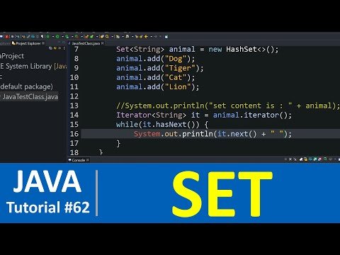 Java Tutorial   Java Set Interface with Examples Set Data Structure - Programming For Beginners thumbnail