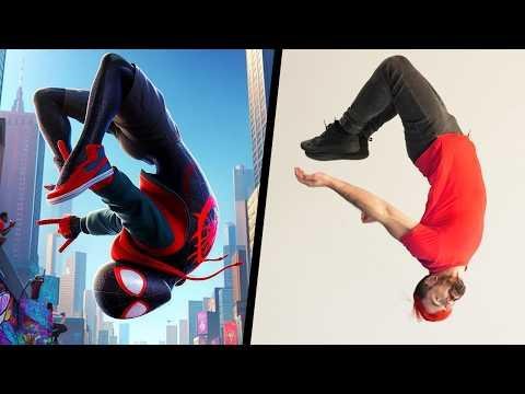 SpiderMan Into the SpiderVerse Stunts In Real Life - Nick Pro thumbnail