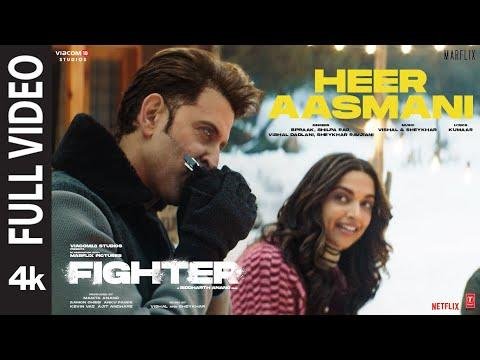 FIGHTER Heer Aasmani Full Video Hrithik Roshan Deepika Anil VishalSheykhar Bpraak Kumaar - TSeries thumbnail