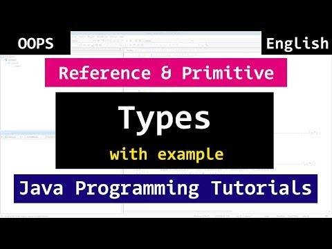 Java  Reference and Primitive Data Types  Java Object Oriented Video Tutorials - LearningLad thumbnail