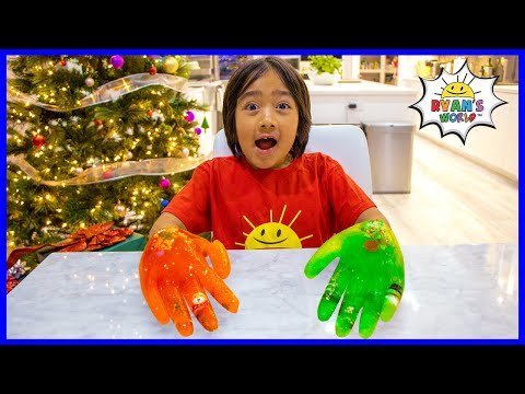 Easy DIY Science Experiment for kids Ice Hands Gloves  - Ryans World thumbnail