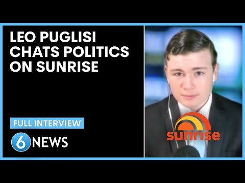 Are young people interested in politics Leo Puglisi speaks to Sunrise on Channel   FULL INTERVIEW - SIX News Australia thumbnail