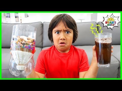 How to Filter Water DIY Science Experiments for Kids - Ryans World thumbnail