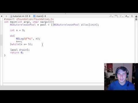 Objective C Programming Tutorial    do Statements - thenewboston thumbnail