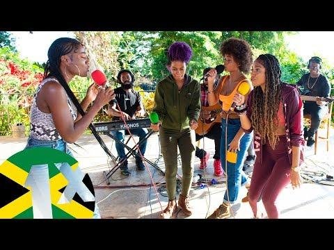 Sevana Jaz Elise Lila Ikè and Naomi Cowan  Rock amp Groove Riddim Freestyle  Xtra Jamaica  - BBC Radio Xtra thumbnail