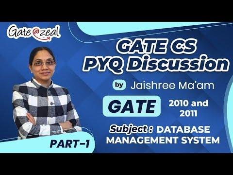 GATE CS PYQ Discussion GATE   and   DATABASE MANAGMENT SYSTEM DBMS - GATE AT ZEAL thumbnail