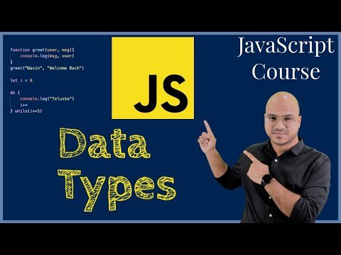  Data Types in JavaScript    JavaScript Tutorial - Telusko thumbnail