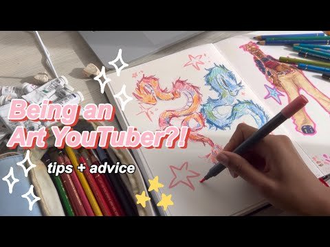 tips for starting your art youtube channel - devanaicker thumbnail