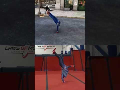 SpiderMan remastered stunts in real life - Nick Pro thumbnail