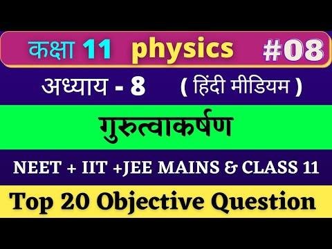 Class  Physics MCQ chapter   गरतवकरषण Hindi medium  NEETIITJEE   Based on NCERT - Study Base thumbnail