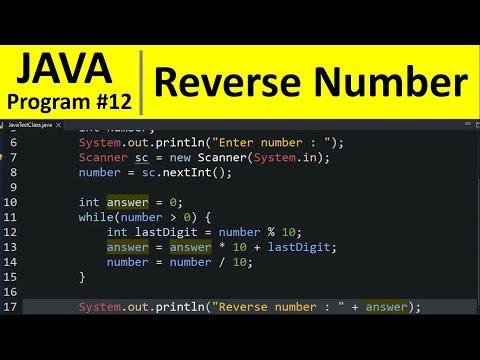 Java Program   Reverse a Number in Java - Programming For Beginners thumbnail