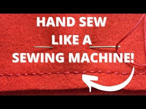 Hand Sewing Tutorial RIGHT HANDED Backstitching - Sewn Company thumbnail