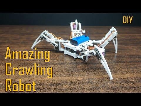 How to make a WALKING SPIDER ROBOT at home  D printed crawling robot  Indian Lifehacker - Indian LifeHacker thumbnail