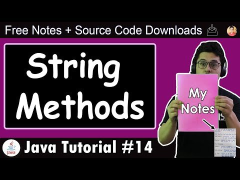 Java Tutorial String Methods in Java - CodeWithHarry thumbnail