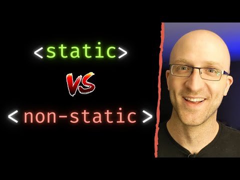 Static vs NonStatic Variables and Methods In Java  Full Simple Tutorial - Coding with John thumbnail