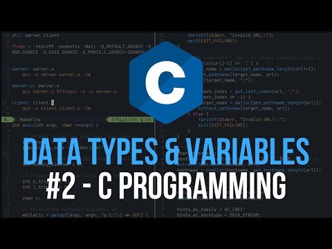 Data Types amp Variables   C Programming Tutorial  - NeuralNine thumbnail