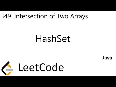 LeetCode   Intersection of Two Arrays  HashSet  Java - Sleepy Cracker thumbnail