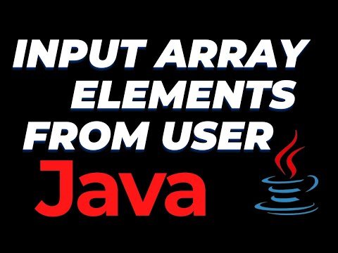 How to take array input in Java using scanner tutorial - United Top Tech thumbnail