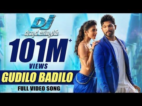 DJ Duvvada Jagannadham Video Songs  Gudilo Badilo Full Video Song   Allu Arjun Pooja Hegde - Dil Raju thumbnail