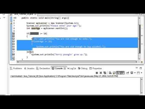 Beginner Java Tutorial Nested If Statements and If Else Statements - Freetechtorials thumbnail