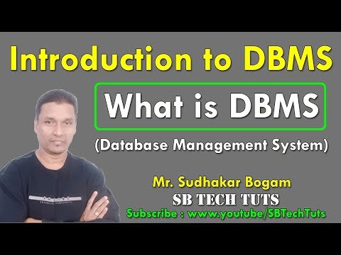 Introduction to DBMS  What is DBMS  Database Management System  DBMS  Telugu - SB Tech Tuts thumbnail